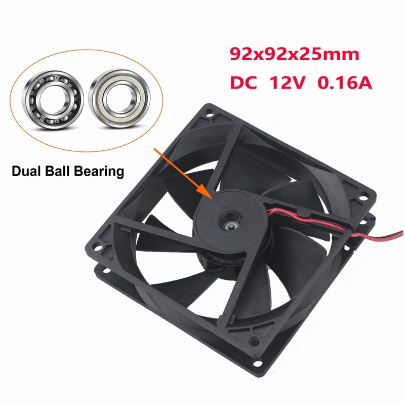 92mm 12v ball fan 11