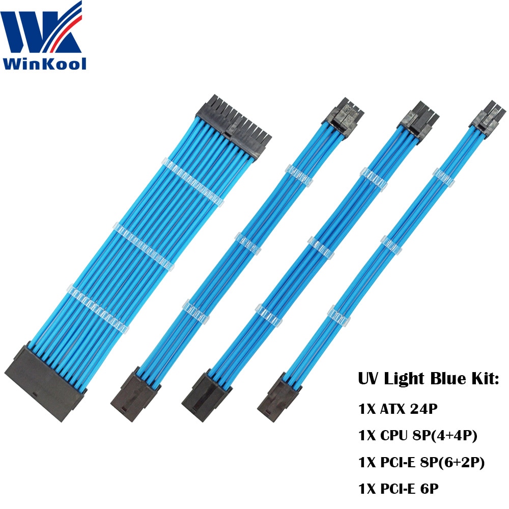 WinKool UV Light Blue Extension Cable Kit6