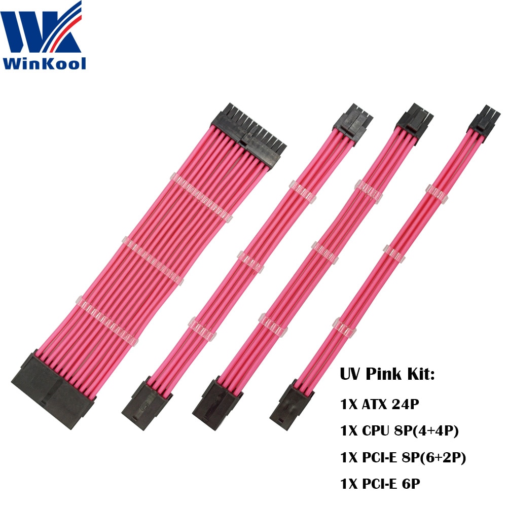 WinKool UV Pink Extension Cable Kit6
