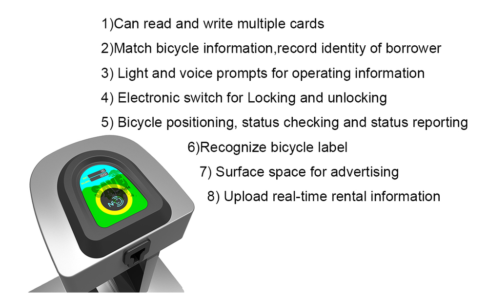 EKEMP Bicycle Rental Station Bike Sharing System