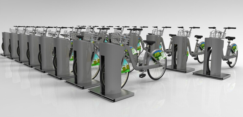 EKEMP Bicycle Rental Station Bike Sharing System