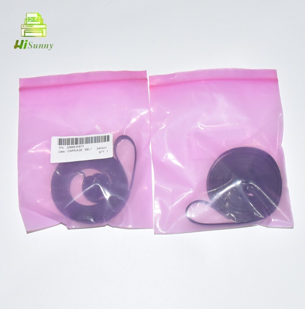 6.99usd for 1pcs 55.99usd for 10pcs Q5669-60673 for HP LJ Designjet T610 T620 T1100 T1120 Z2100 Z3100 Z3200 24 inch A1 Carriage belt