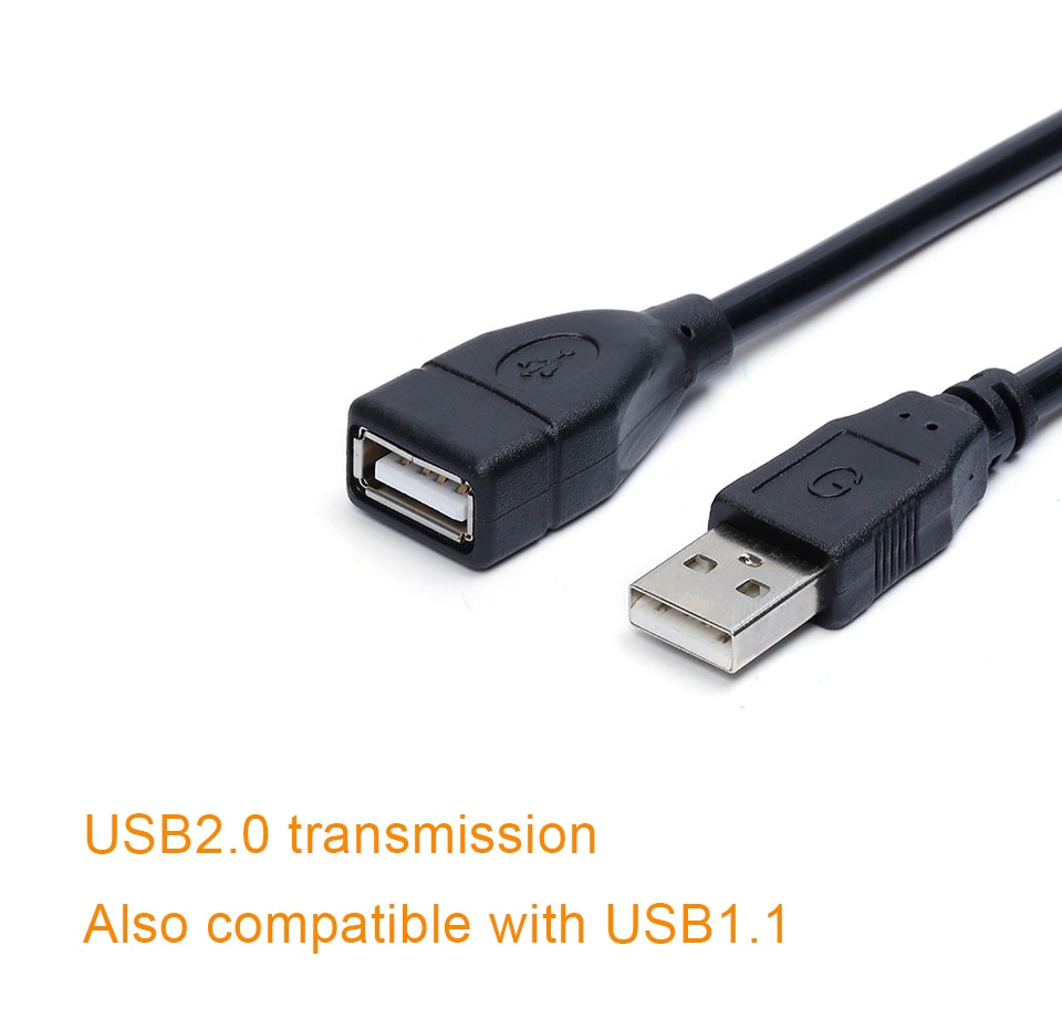 USB 2.0 Male to Female USB Cable 1.5m 3m 5m Extender Cord Wire Super Speed Data Sync Extension Cable For PC Laptop Keyboard (2)