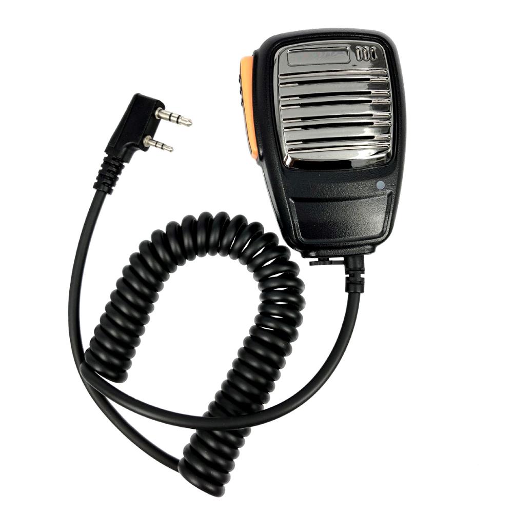 Metal Mask 2 Pin Speaker Mic for Baofeng Kenwood 3
