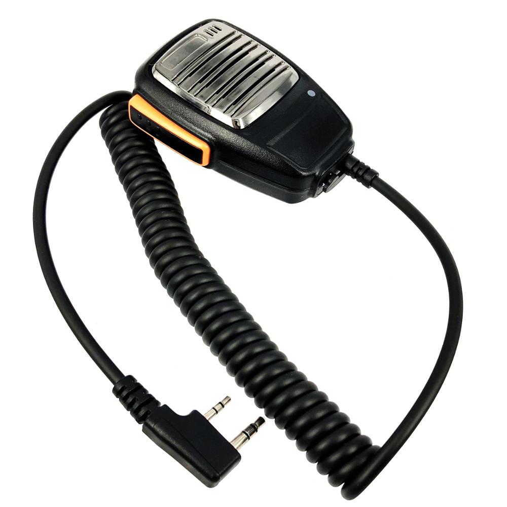 Metal Mask 2 Pin Speaker Mic for Baofeng Kenwood 5
