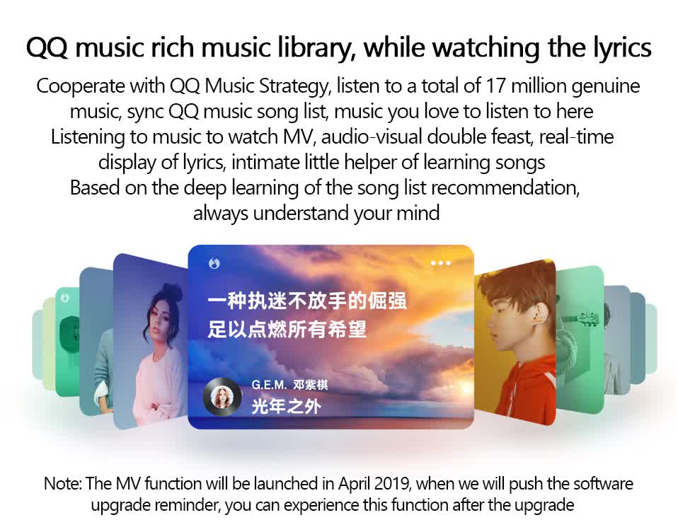 Original Xiaomi AI Touch Screen Bluetooth 5.0 Speaker Digital Display Alarm Clock WiFi Smart Connection Speaker Mi speaker (3)