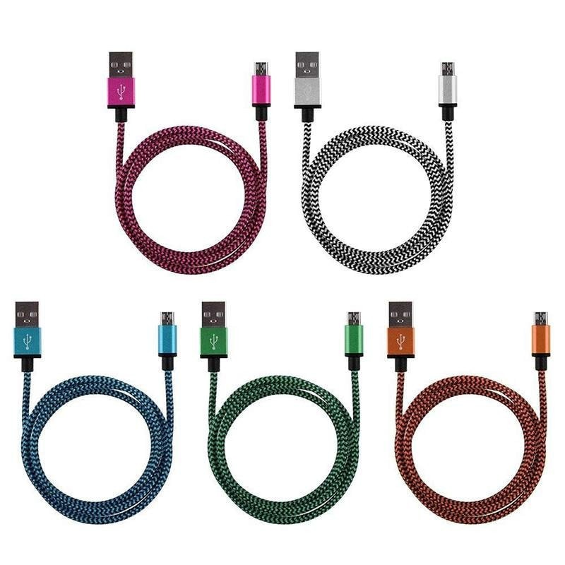 20cm-1m-2m-Micro-USB-Cable-Short-Fast-Charging-Nylon-USB-Sync-Data-Cord-Mobile-Phone (1)