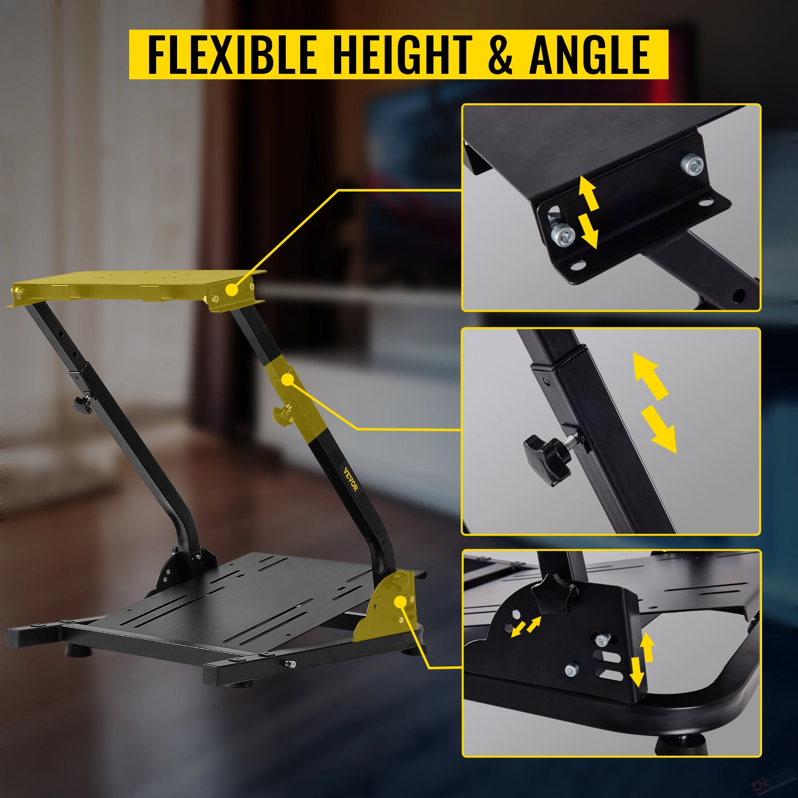 Vevor Steering Wheel Stand For Thrustmaster T150 Rs Racing Wheel For Ps4