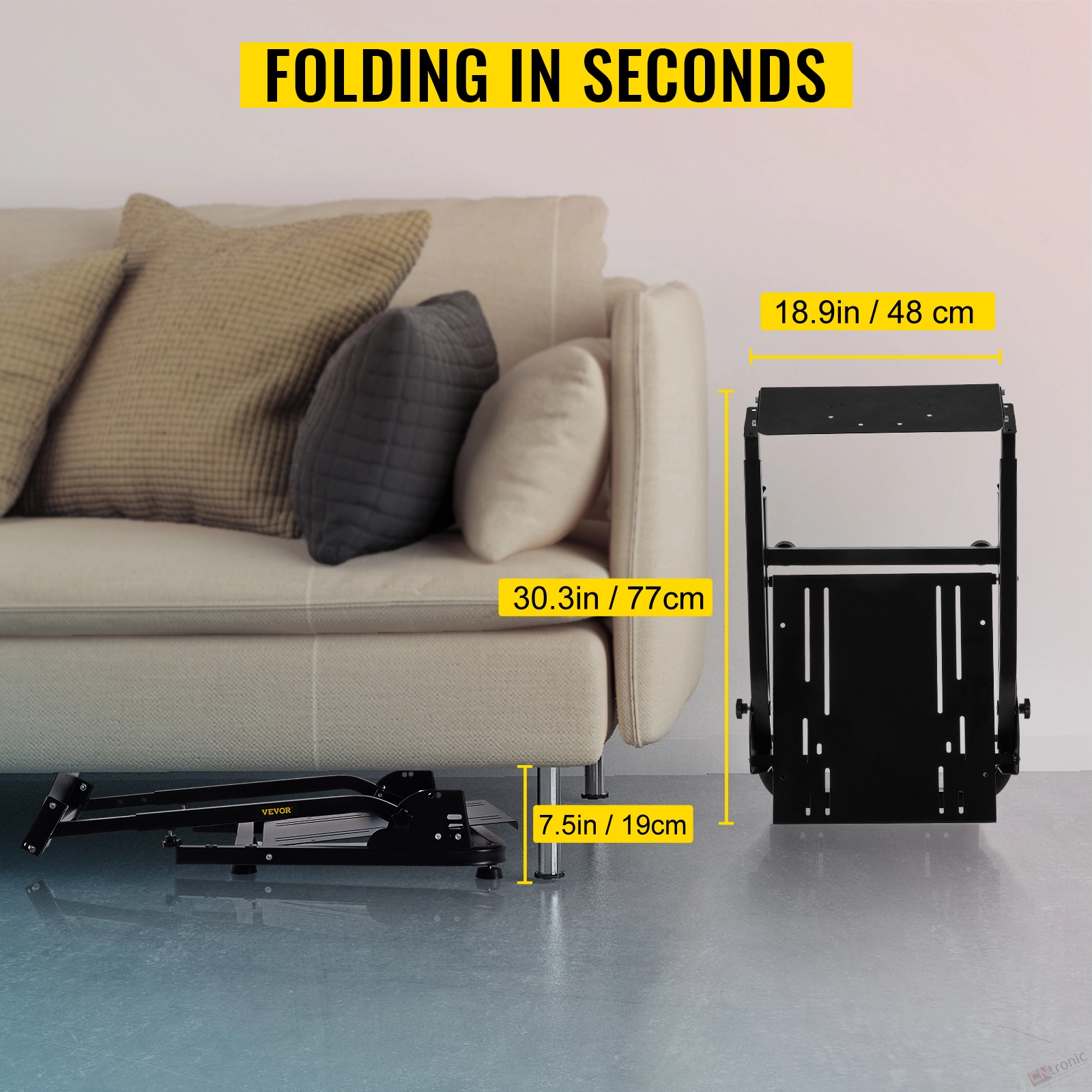 Vevor Steering Wheel Stand For Thrustmaster T150 Rs Racing Wheel For Ps4