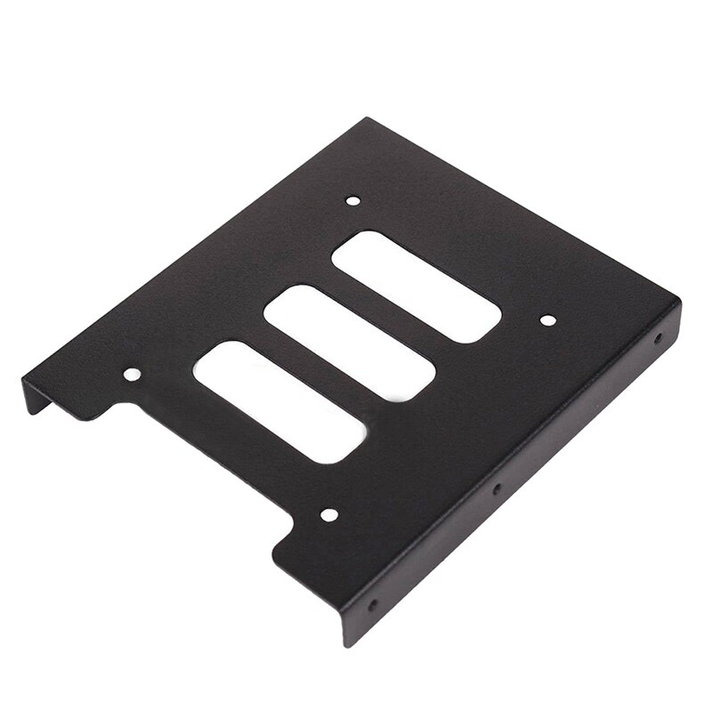 2.5" SSD To 3.5" Bay Caddy Tray Hard Drive HDD Mounting Dock Tray Bracket Adapter Converter Black