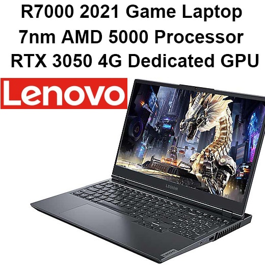 Professiional Game Laptop Lenovo LEGION R7000 2021 AMD Ryzen 7 5800H Processor RTX3050 4G Dedicated Graphics 15.6 Inch DC 32GB