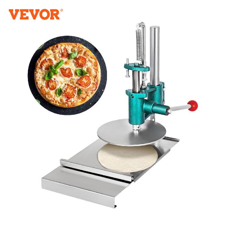 VEVOR 7.8in Manual Pizza Dough Press Machine Home Big Roller Sheeter Pasta Maker Pastry Flattening Presser Kitchen Appliance