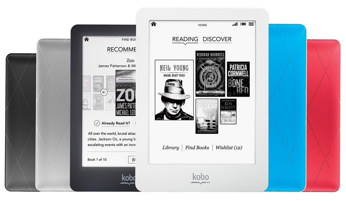 Kobo glo e Book Reader  Touch e-ink 6 inch 1024x768 Front-light WiFi books eReader Electronic book Books likebook
