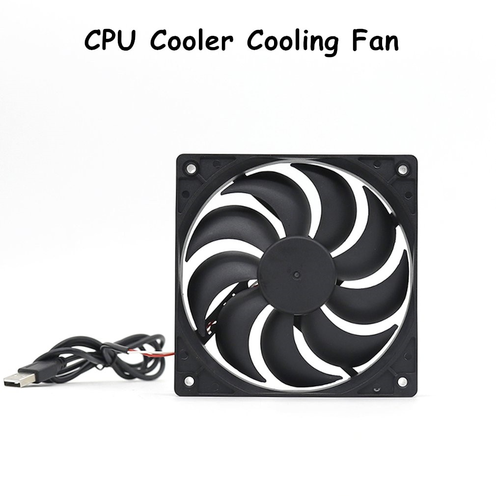 Router Cooling Silent Fan For Computer Cases Mining Rig CPU Coolers Computer Cooling Fan DC 5V USB Power 120mm Cooling Fan