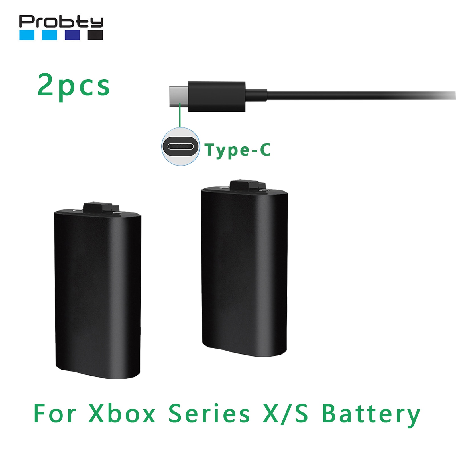 For XBOX Series S X controller rechargeable polymer battery pack 1400mAh (with 2.5M cable) Suitable for XBOX Series X/S Gamepad
