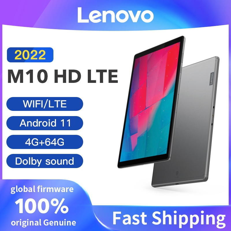 Global Firmware Lenovo M10 HD LTE WIFI Xiaoxin Pad P11 K11 WIFI Snapdragon Octa Core 4 / 6GB RAM  ROM Tablet Android  11 inch