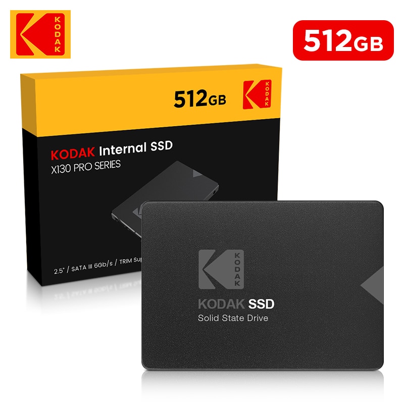 100% Original Kodak X130PRO SSD Internal Solid State Drive 128GB 256GB 512GB 1TB 2.5 inch SATA III HDD Hard Disk HD Notebook PC
