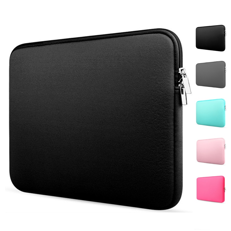 Portable Laptop Sleeve Bag Soft Notebook Bag For Macbook Air/Pro Case Pouch Skin Cover Ultra Light Tablet Briefcase Carrying Bag