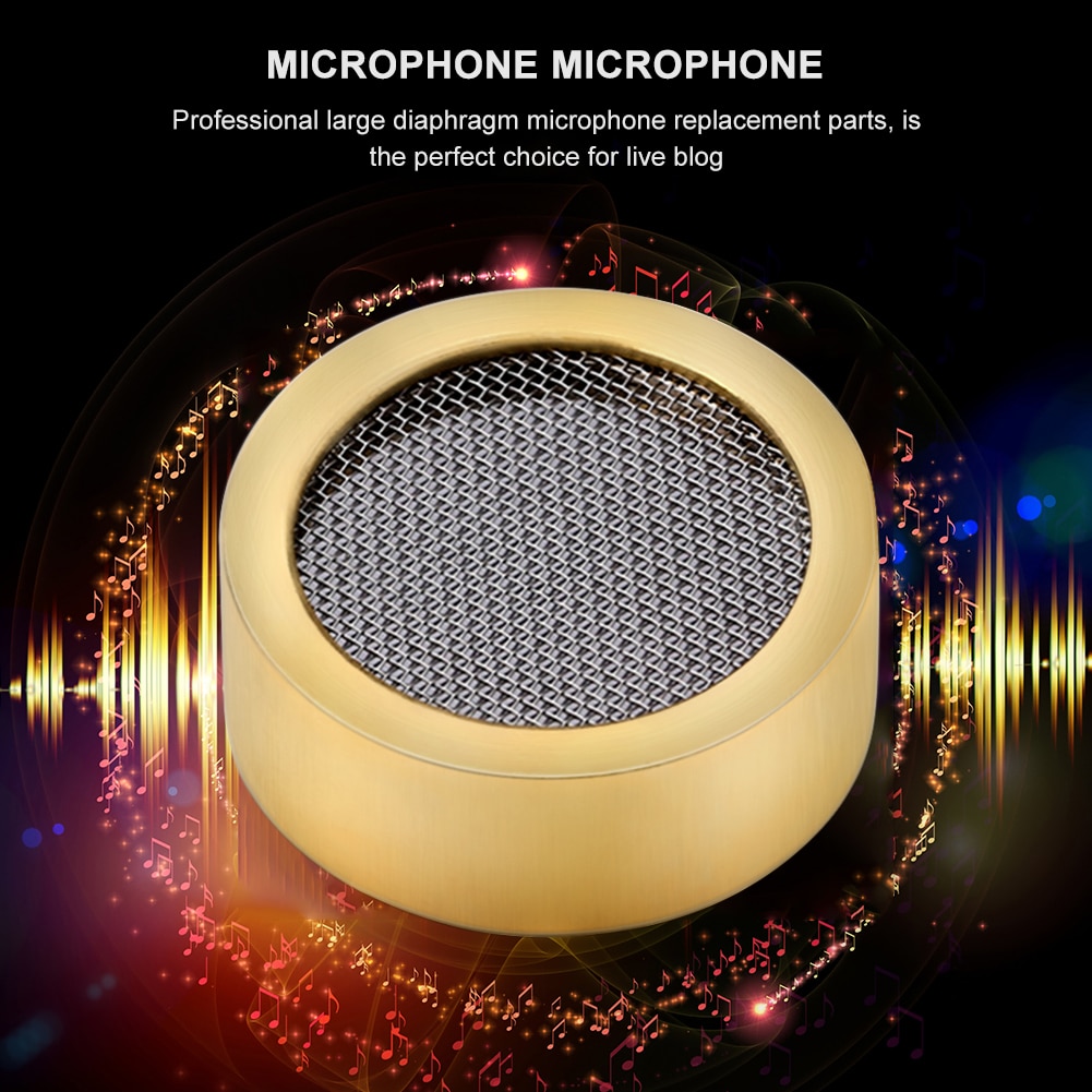 25mm Microphone Diaphragm Cartridge Core Capsule Large Diaphragm Cartridge Core Capsule for Studio Record Condenser Mic