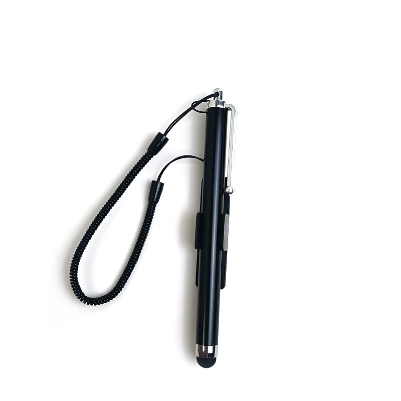 Touch Screen Mobile Phone Stylus Pen Spring Rope Tablet Accessories With Stand Holder Pencil Industrial Computer Capacitive Pens