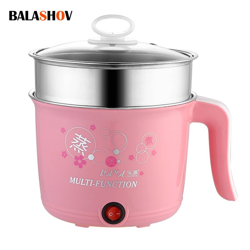 Mini Electric Rice Cooker Multicooker 1-2 People Home Rice Cookers 220V Hot Pot Heating Pan Cooking Machine Kitchen Appliance