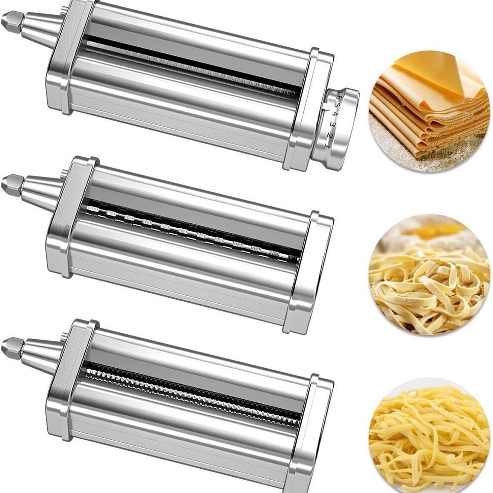 Pasta Roller Attachment Stainless Steel Pasta Maker Machine Accessories for KitchenAid Stand Mixers 304 stainless steel