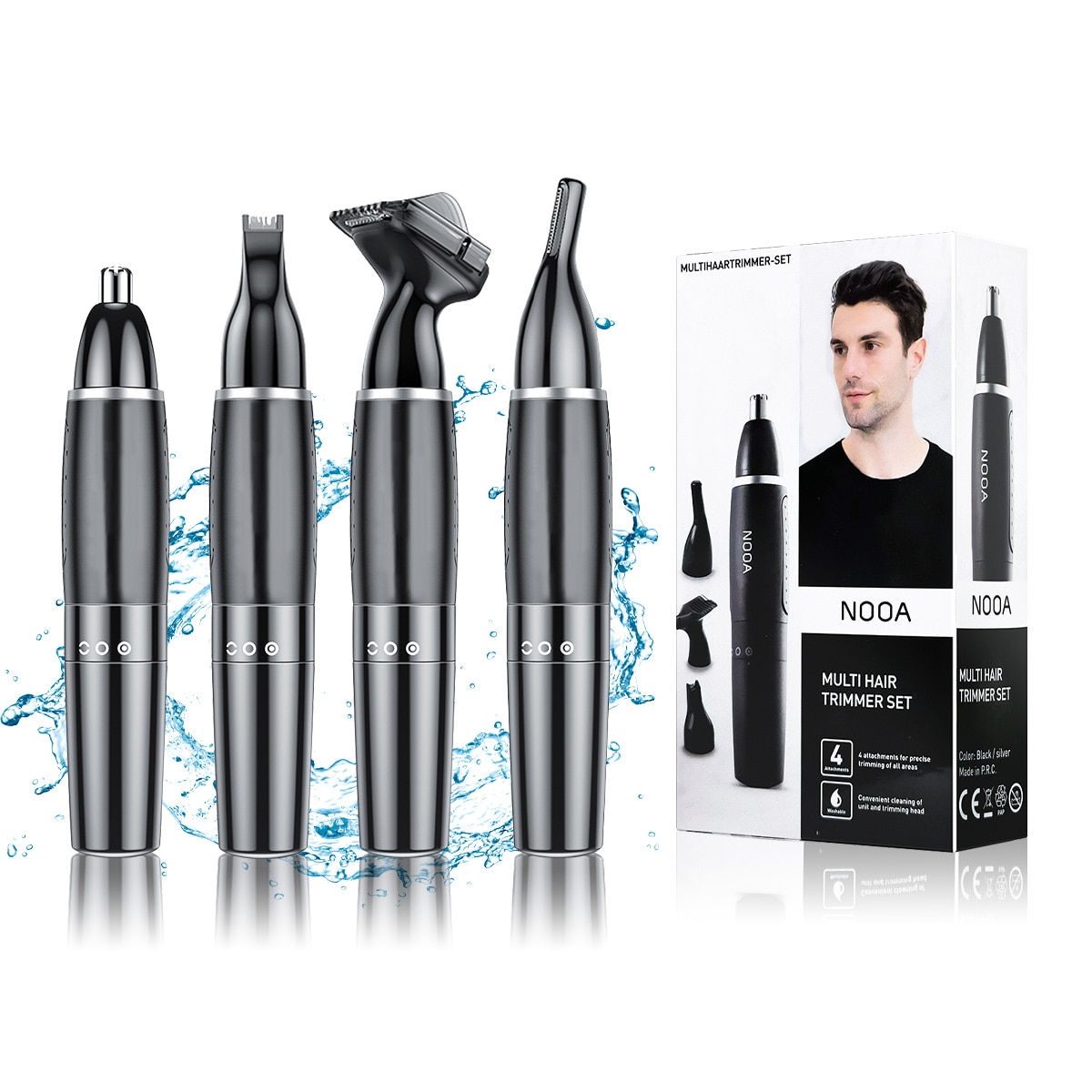 4 in 1 nose hair trimmer for men Nose and ear trimmer chop hairs to the nose nose and ears Trimmer for nose Nose trimmer