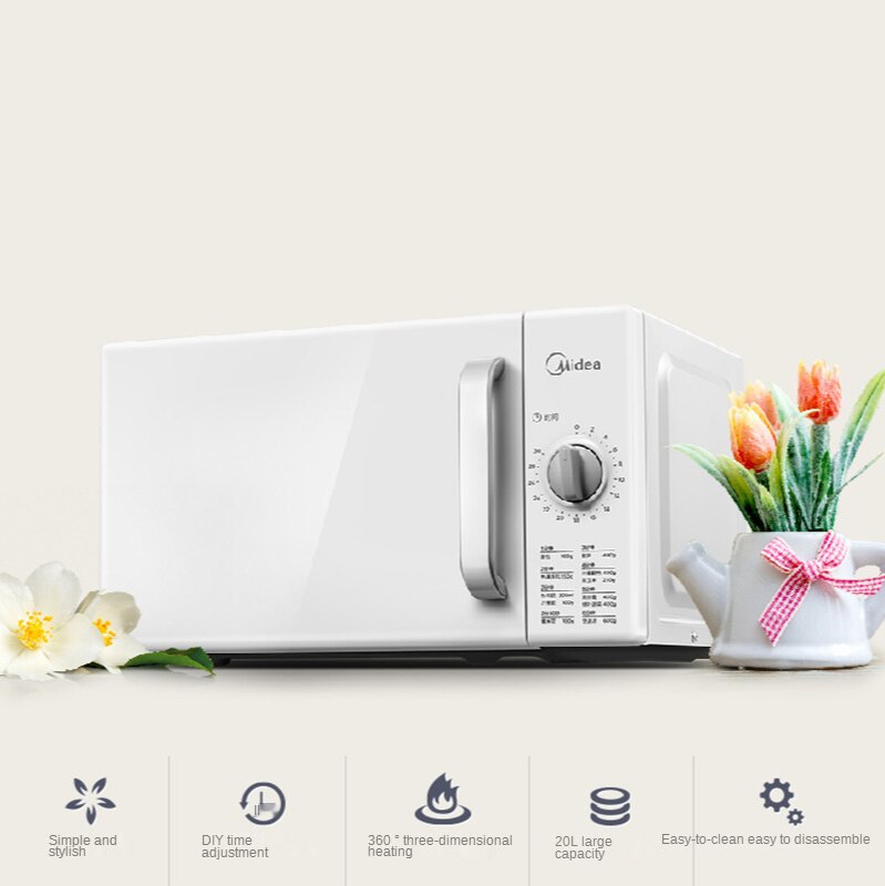 Household microwave oven household multifunctional rotary table mechanical microwave oven three dimensional uniform heating