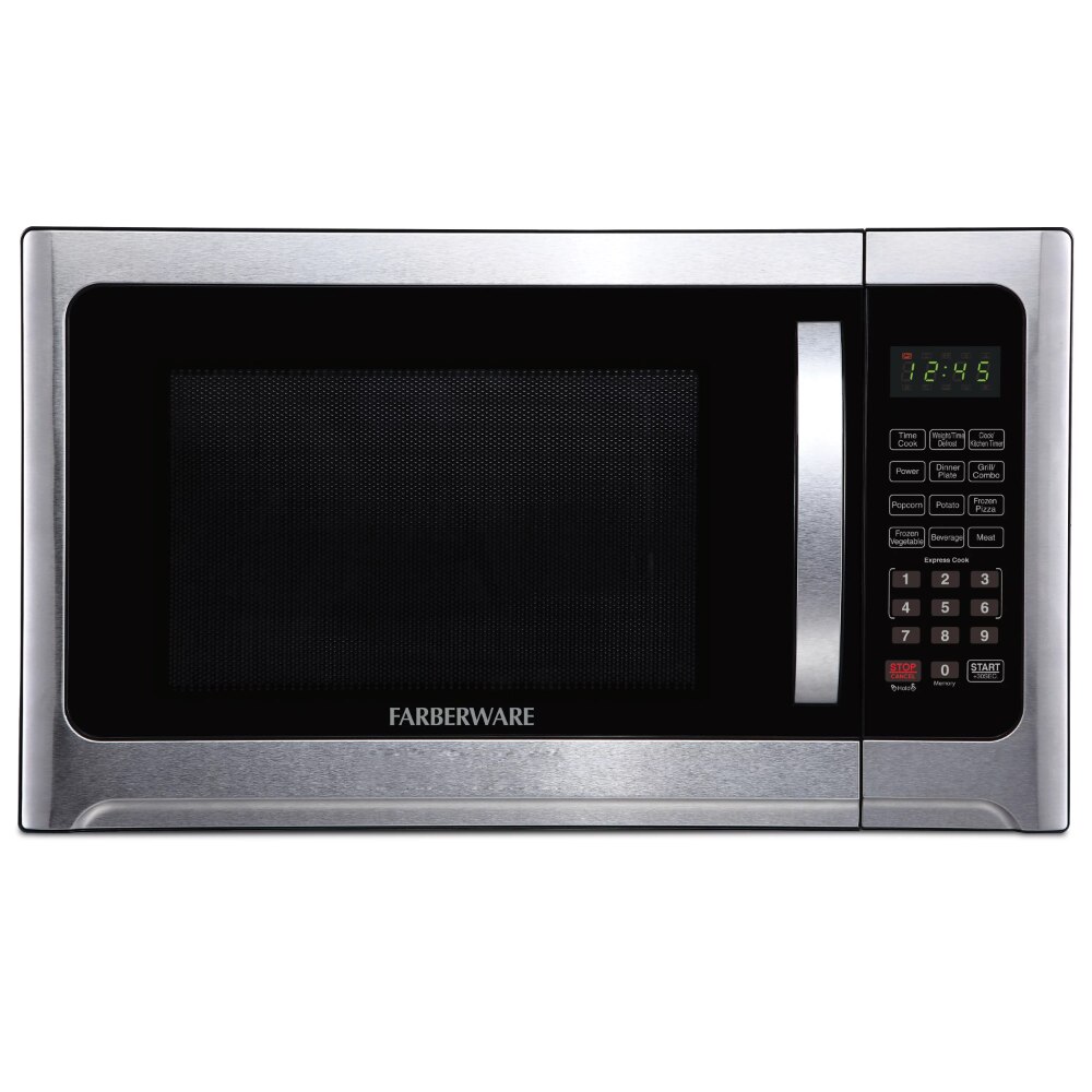1.2 Cu.Ft. Microwave and Grill Oven, 1100 Watt, Stainless Steel