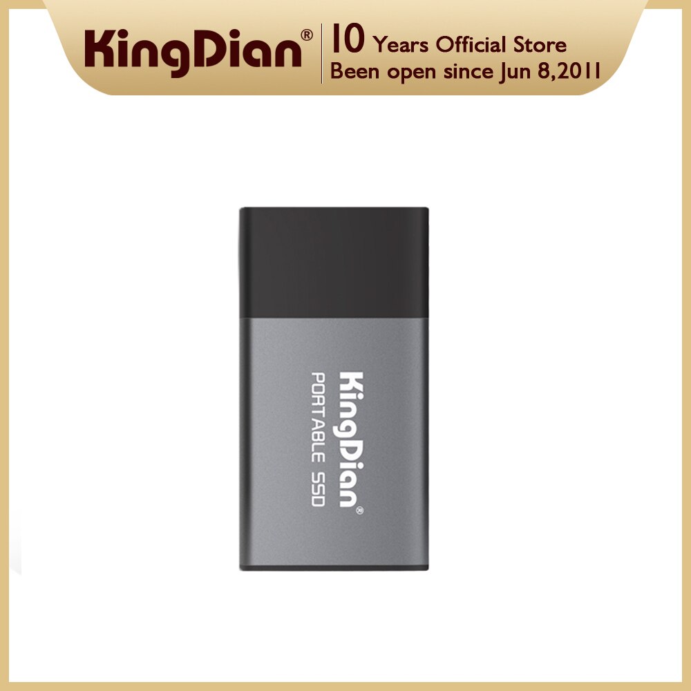 KingDian External Hard Drive SSD 120GB 250GB 500GB 1TB 2TB USB 3.0 Solid State Disk Type-c Portable PSSD