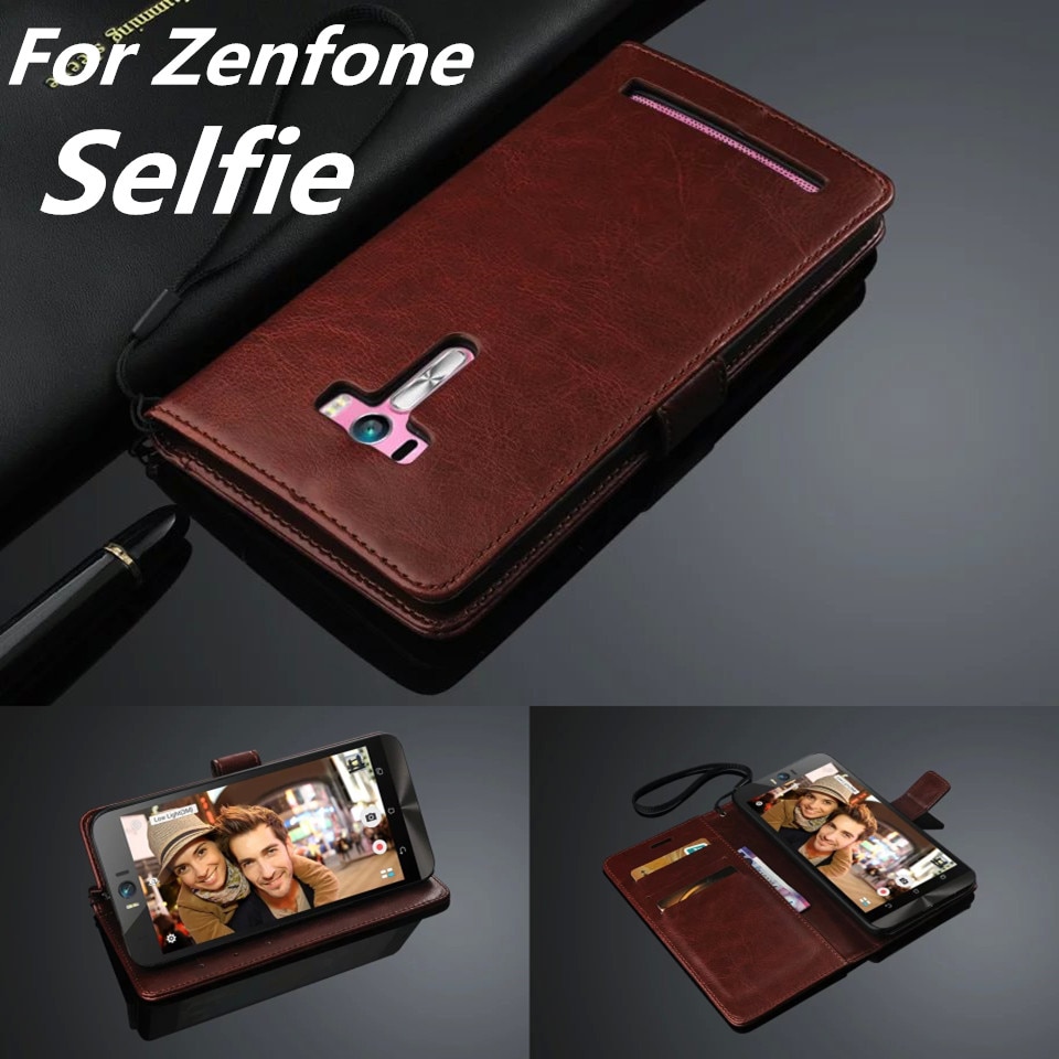 capa Zenfone Selfie card holder cover case For ASUS Zenfone Selfie ZD551KL leather phone case wallet flip cover Holster