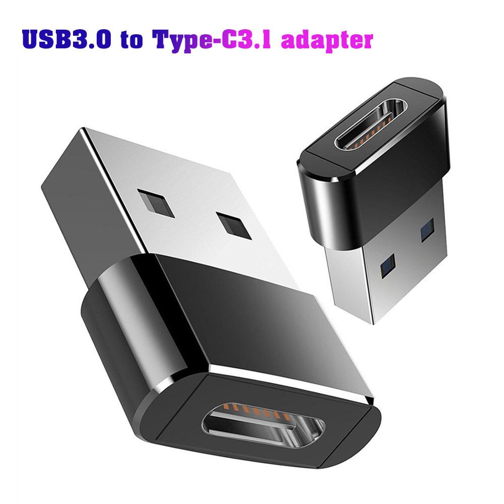 USB 3.0 Type A Male to USB 3.1 Type C Female Connector Converter Adapter Type-c USB Standard Charging Data Transfer