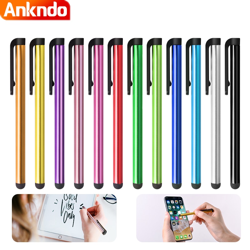 10pcs/lot Universal Stylus Pen Android Mobile Phone Capacitive Screen Touch Pen Writing Drawing for Tablet Click Pencil