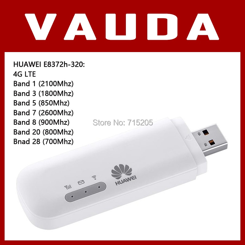 Original Unlocked Huawei E8372 150Mbps Modem 4G Wifi E8372h-320 4G LTE Wifi Modem Support 10 wifi users, huawei E8372h-820