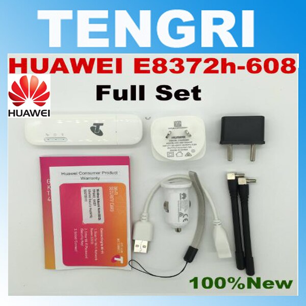 Original Unlocked Huawei E8372h-608 E8372h-153 150Mbps 4G LTE Wifi Modem Dongle Surfstick Data Card PK E8278